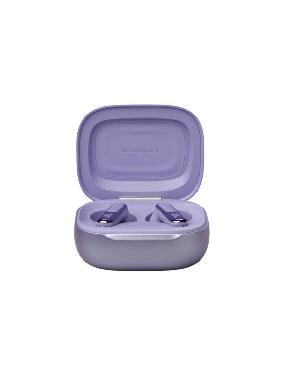 ყურსასმენი: JBL Live Flex 3 True Wireless Noise Cancelling Earphones With Screen Purple - JBLLIVEFLEX3PUR