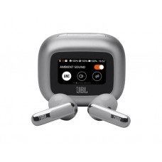 ყურსასმენი: JBL Live Flex 3 True Wireless Noise Cancelling Earphones With Screen Silver - JBLLIVEFLEX3SIL