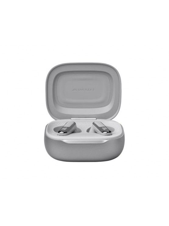 ყურსასმენი: JBL Live Flex 3 True Wireless Noise Cancelling Earphones With Screen Silver - JBLLIVEFLEX3SIL
