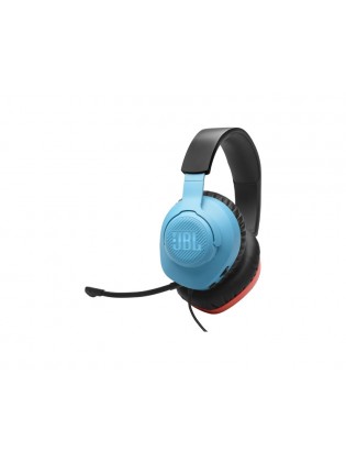 ყურსასმენი: JBL Quantum 100N Wired Over-Ear Gaming Headset Blue/Red - JBLQTUM100N