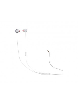ყურსასმენი: JBL Quantum 50C In-Ear gaming Headset With USB-C Adapter White - JBLQTUM50CWHT