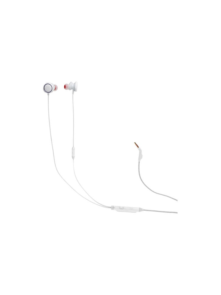 ყურსასმენი: JBL Quantum 50C In-Ear gaming Headset With USB-C Adapter White - JBLQTUM50CWHT