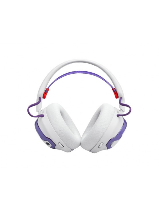 ყურსასმენი: JBL Quantum 650 Wireless Gaming Headphones White/Purple - JBLQTUM650WHT