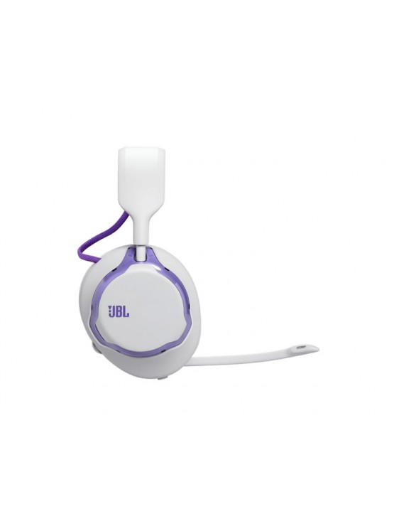 ყურსასმენი: JBL Quantum 650 Wireless Gaming Headphones White/Purple - JBLQTUM650WHT