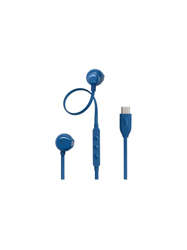 ყურსასმენი: JBL Tune 305C Wired USB-C In-Ear Headphones Blue - JBLT305CBLU