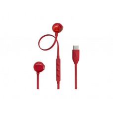 ყურსასმენი: JBL Tune 305C Wired USB-C In-Ear Headphones Red - JBLT305CRED