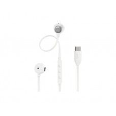 ყურსასმენი: JBL Tune 305C Wired USB-C In-Ear Headphones White - JBLT305CWHT