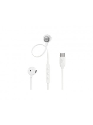 ყურსასმენი: JBL Tune 305C Wired USB-C In-Ear Headphones White - JBLT305CWHT