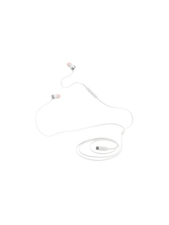 ყურსასმენი: JBL Tune 310C Wired USB-C In-Ear Headphones White - JBLT310CWHT