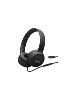 ყურსასმენი: JBL Tune 520C Wired On-Ear Headphones Black - JBLT520CBLK