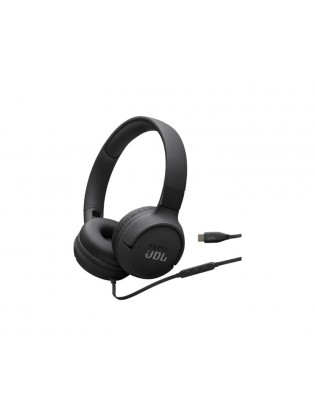 ყურსასმენი: JBL Tune 520C Wired On-Ear Headphones Black - JBLT520CBLK