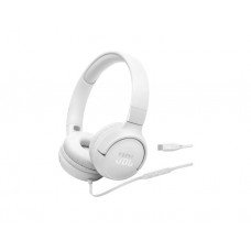 ყურსასმენი: JBL Tune 520C Wired On-Ear Headphones White - JBLT520CWHT