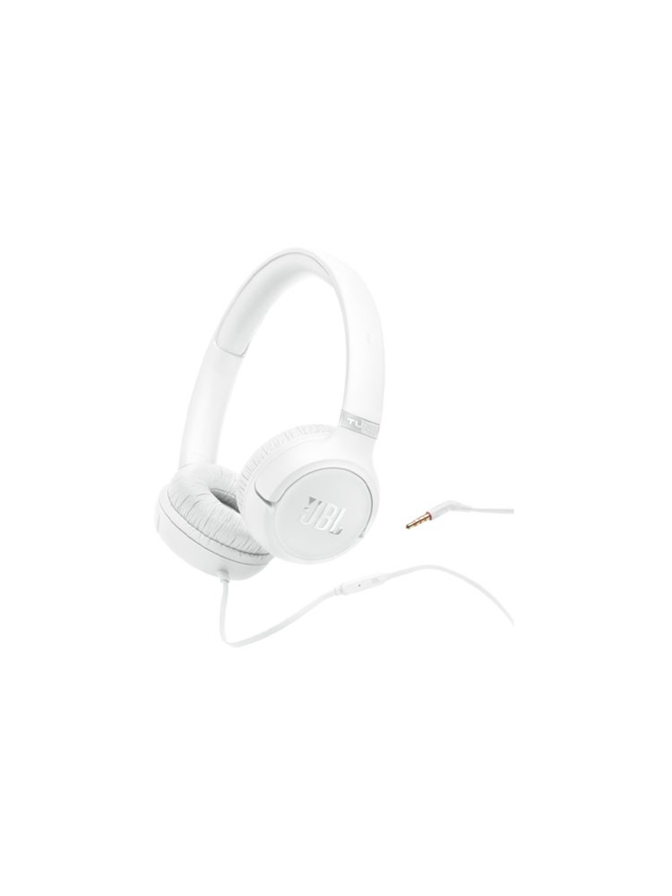 ყურსასმენი: JBL Tune 530 Wired On-Ear Headphones White - JBLT530WHT