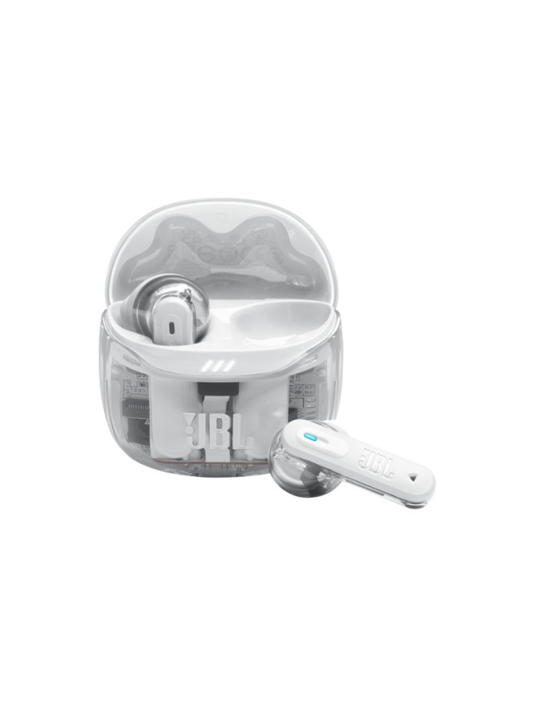 ყურსასმენი: JBL Tune Flex 2 Ghost Edition True Wireless Earbuds White - JBLTFLEX2GWHT