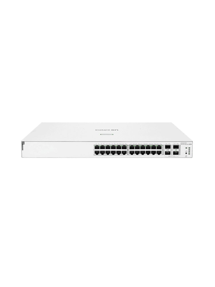 სვიჩი: HPE Aruba Instant On 1930 JL684B 24G 4SFP+ 370W PoE Switch