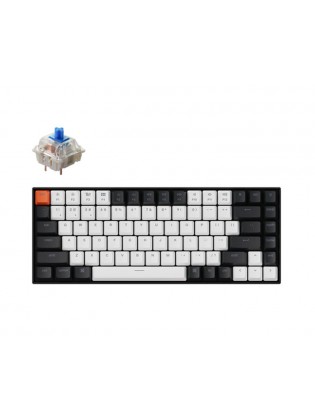 კლავიატურა: Keychron K2 84 Key Gateron Hot-Swap White Backlight Blue Switch Black - K2A2H_Keychron