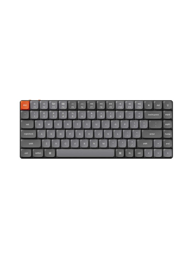 კლავიატურა: Keychron K3 Max RGB Wireless Mechanical Keyboard Black/Grey - K3M-H1