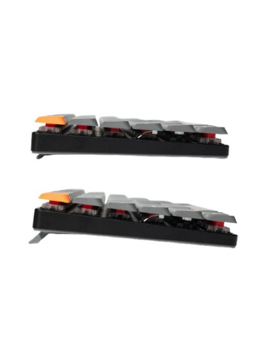 კლავიატურა: Keychron K3 Max RGB Wireless Mechanical Keyboard Black/Grey - K3M-H1