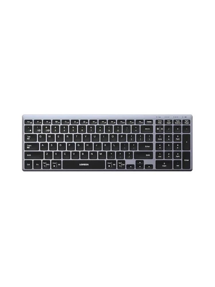 კლავიატურა: UGREEN K552 Bluetooth USB Keyboard Grey - 75163