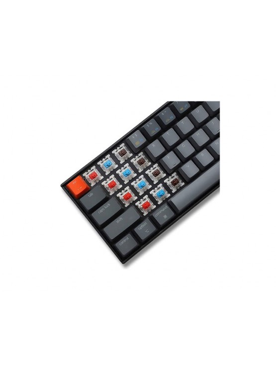 კლავიატურა: Keychron K6 68 Key Gateron G Pro Hot-Swap RGB Red Wireless Mechanical Keyboard - K6W1_Keychron