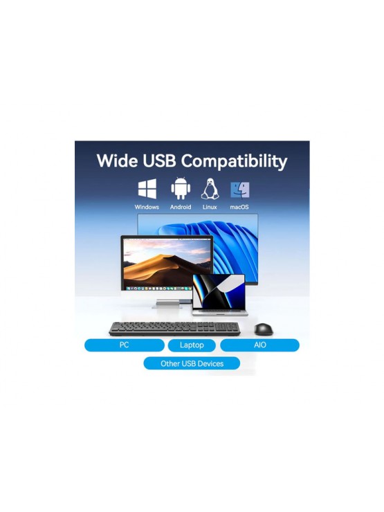 მაუსი: Vention KTBB0 2.4G Wireless Mouse Black