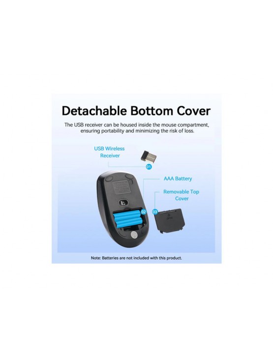 მაუსი: Vention KTBB0 2.4G Wireless Mouse Black