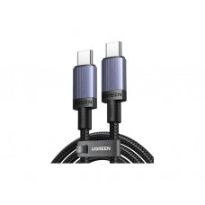 კაბელი UGREEN L528 100W Type-C to Type-C Cable 2m Grey/Black - 65833