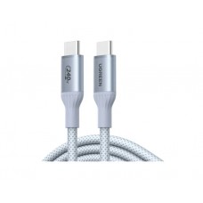 კაბელი: UGREEN L534 240W Type-C To Type-C PD Fast Charging Cable 1m Blue - 75731