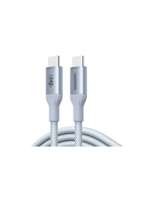 კაბელი: UGREEN L534 240W Type-C To Type-C PD Fast Charging Cable 1m Blue - 75731