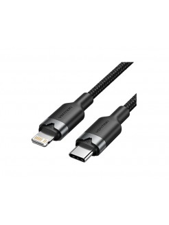 კაბელი: Vention LALBF USB 2.0 Type-C to Lightning 27W PD Fast Charging Cable 1m Black