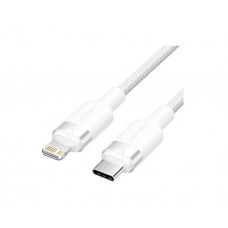 კაბელი: Vention LALWF USB 2.0 Type-C to Lightning 27W PD Fast Charging Cable 1m White