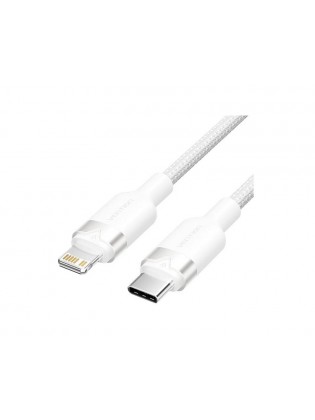 კაბელი: Vention LALWF USB 2.0 Type-C to Lightning 27W PD Fast Charging Cable 1m White