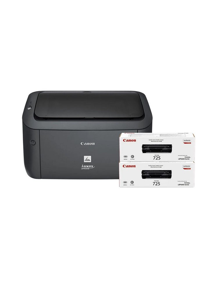 პრინტერი ლაზერული: Canon i-SENSYS LBP-6030B Laser Printer Black + 2 cartridges