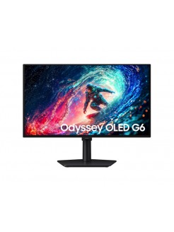 მონიტორი: Samsung Odyssey G6 27" QHD 240Hz 0.03ms HDMI DP - LS27HG610SIXCI