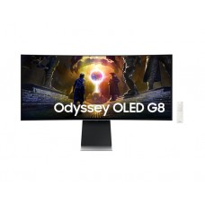 მონიტორი: Samsung Odyssey G8 34" UWQHD 175Hz 0.03ms 2xHDMI DP USB - LS34DG852SIXCI