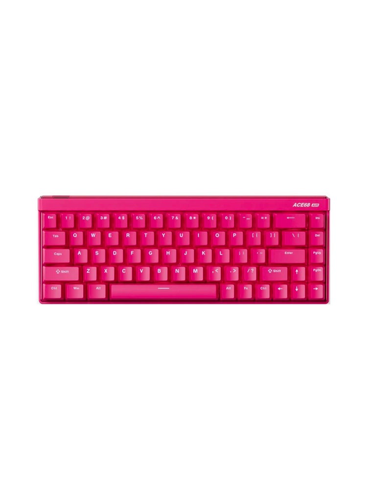 კლავიატურა: Mchose Ace 68 Air Hall Effect Magnetic Switch Gaming Keyboard Rose Red - MC-Ace68Air-11