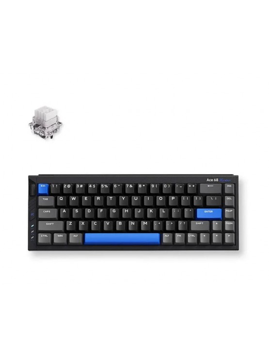 კლავიატურა: Mchose Ace 68 Turbo Wired Hall Effect Keyboard Cyber Black - MC-Ace68Turbo-5