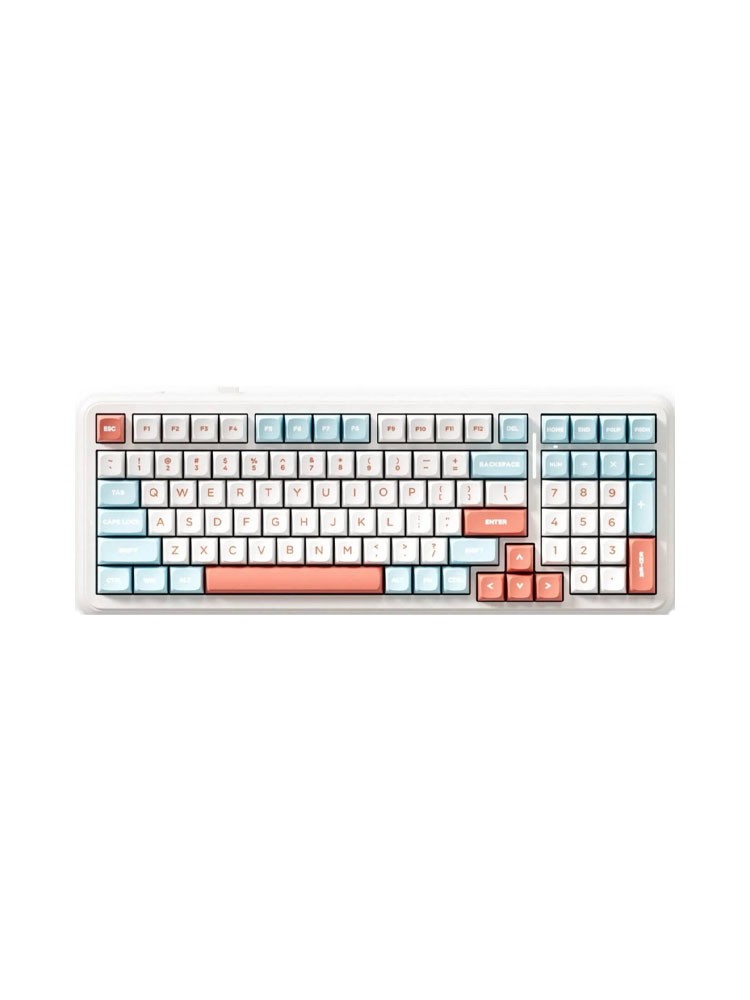 კლავიატურა: Mchose K99 V2 Wireless Gaming Mechanical Keyboard Horizon Orange - MC-K99V2-3