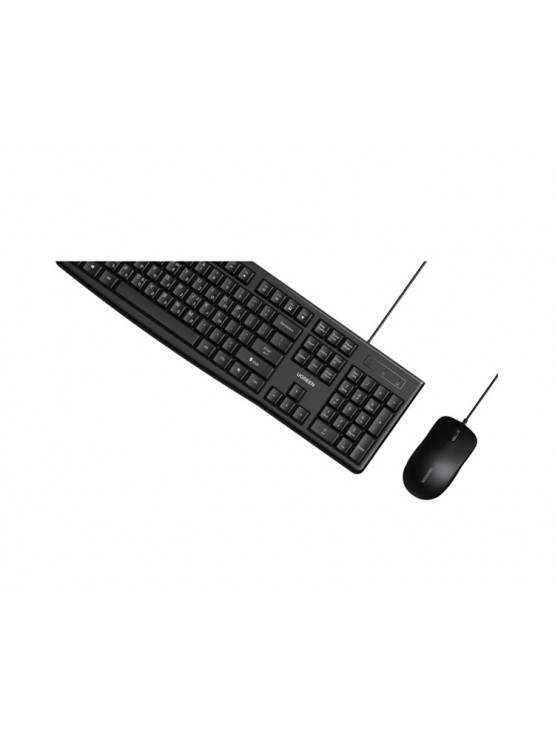 კლავიატურა-მაუსი: UGREEN MK003 15097&MU007 90789 Wired Keyboard and Mouse Combo Black