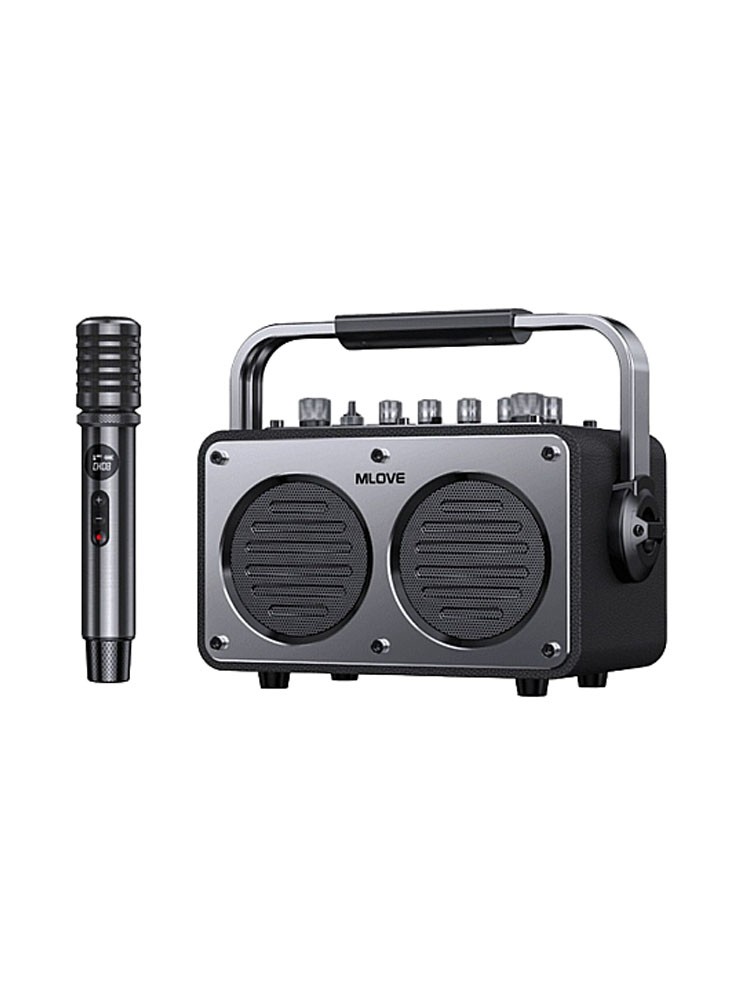 დინამიკი: MLOVE S1 Wireless Karaoke Speaker Black