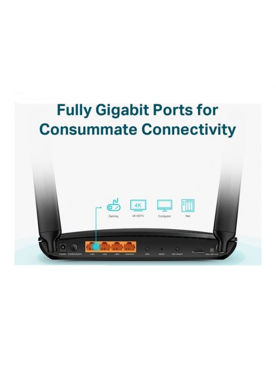 როუტერი: TP-Link Archer MR600 AC1200 Wireless Dual Band Gigabit Router Black