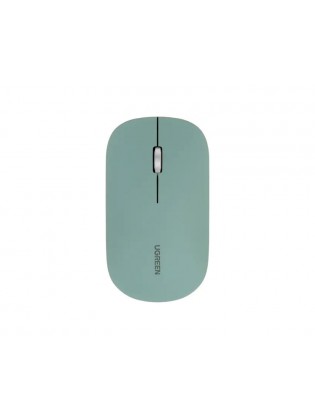 მაუსი: UGREEN MU001 90374 Wireless 2.4G Slim Silent Mouse Green