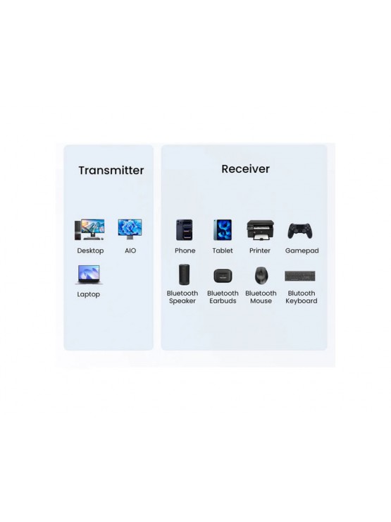 ბლუთუზი: Vention NANB0 Bluetooth 6.0 USB Adapter Black
