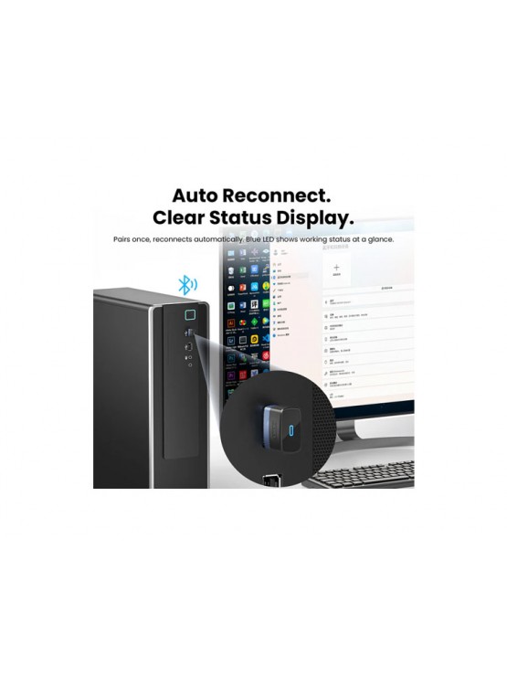 ბლუთუზი: Vention NANB0 Bluetooth 6.0 USB Adapter Black