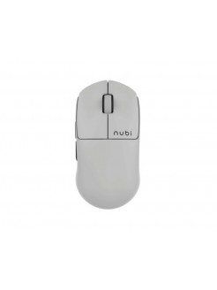 მაუსი: NUBI NM1 Ultra-Light Wireless Gaming Mouse White - NM1-WL-WH