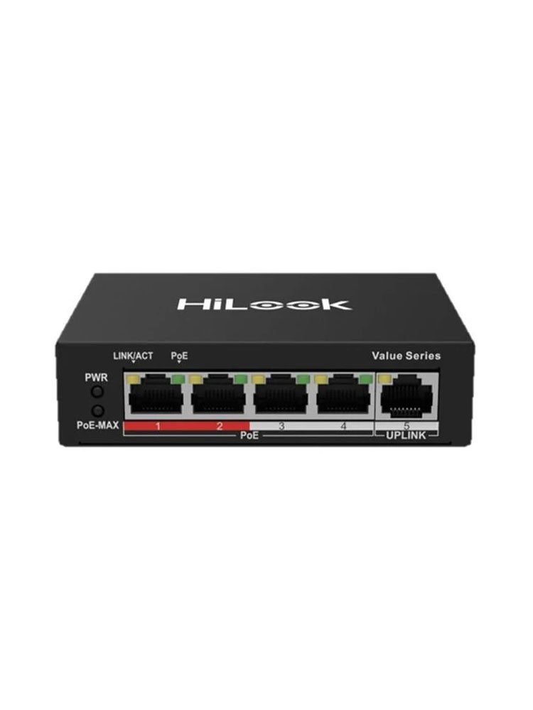სვიჩი: HiLook NS-0105P-35 5-Port PoE Unmanaged Switch