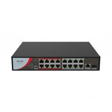 სვიჩი: HiLook NS-0318P-130(B) 16-Port PoE Unmanaged Switch