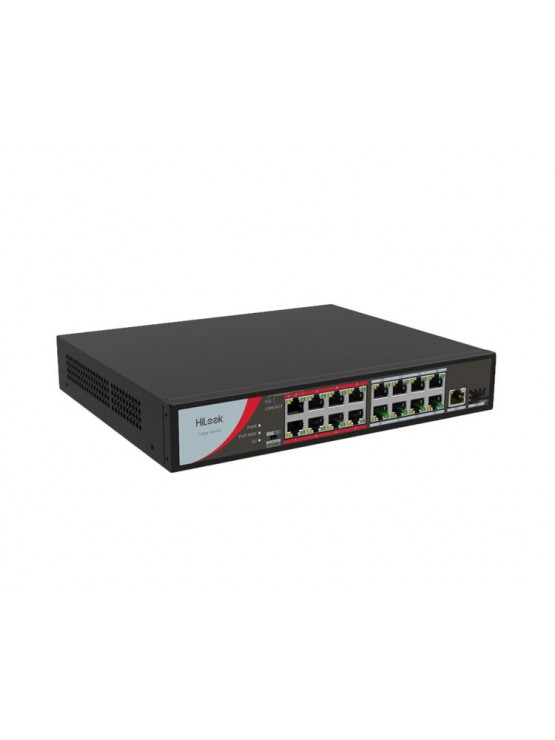 სვიჩი: HiLook NS-0318P-130(B) 16-Port PoE Unmanaged Switch