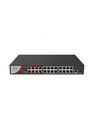 სვიჩი: Hikvision HiLook NS-0326P-230(B) 24 Port Fast Ethernet Unmanaged POE Switch