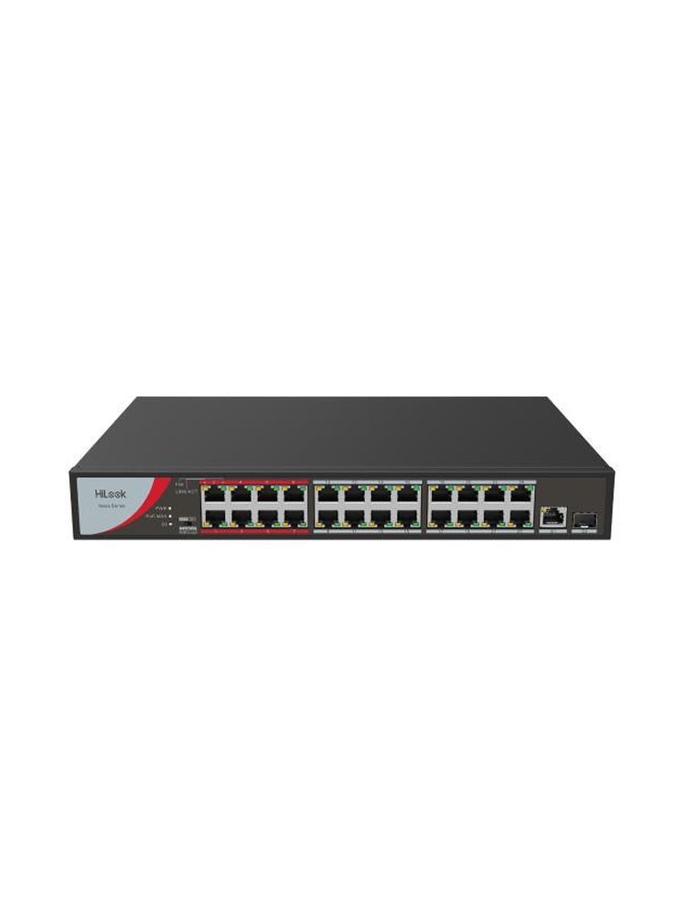 სვიჩი: Hikvision HiLook NS-0326P-230(B) 24 Port Fast Ethernet Unmanaged POE Switch